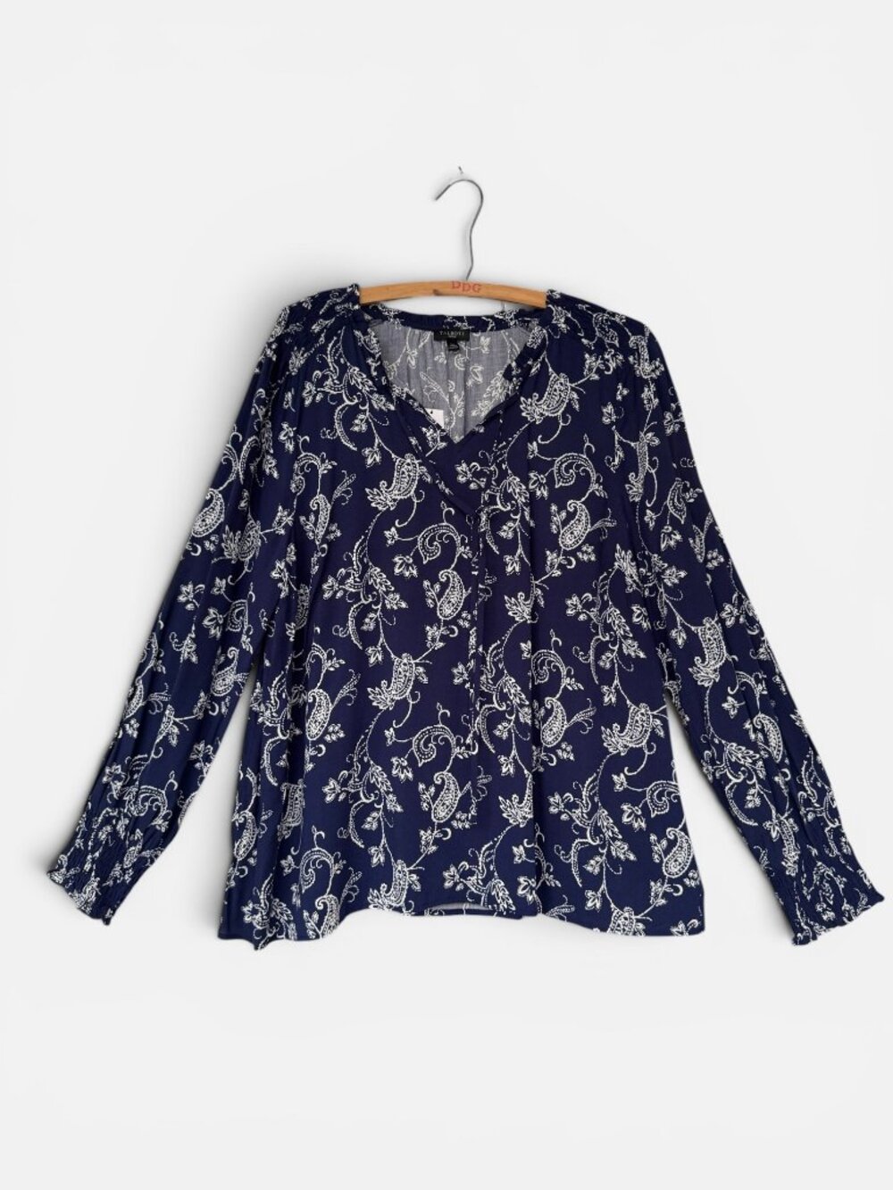Talbots Long Slv Pullover Blouse NWT